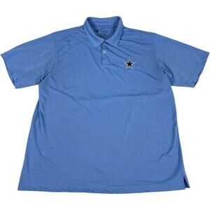 Dallas Cowboys Authentic Light Blue Polo Men's XL Golf Shirt Football